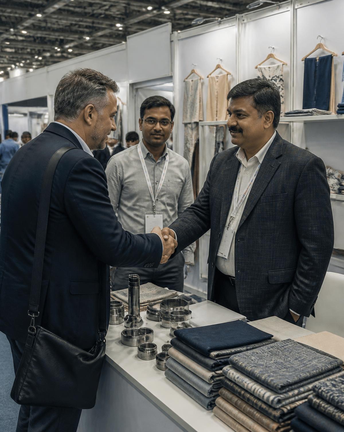 Global trade delegation with Indian and international representatives